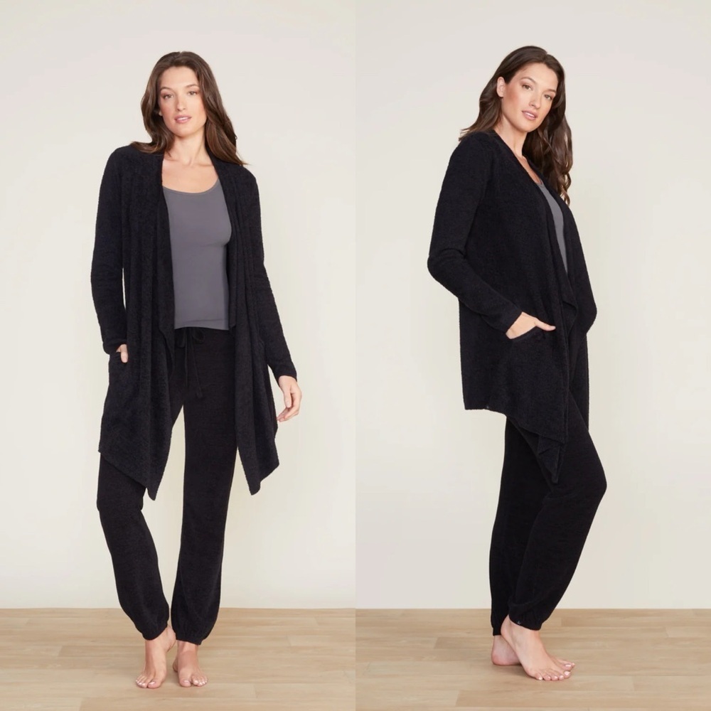 Barefoot Dreams Sz LG/XL CozyChic Lite® Island Wrap Black